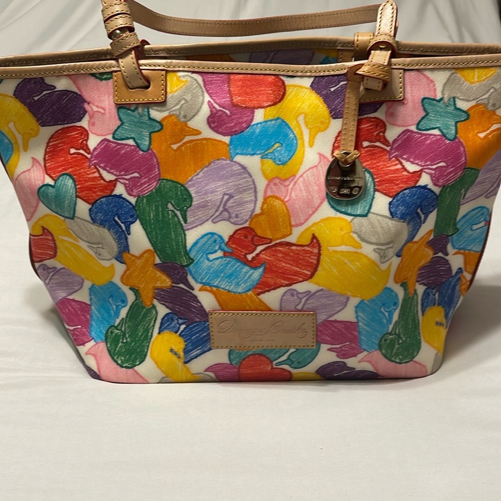 Dooney and Bourke duck print shoulder bag